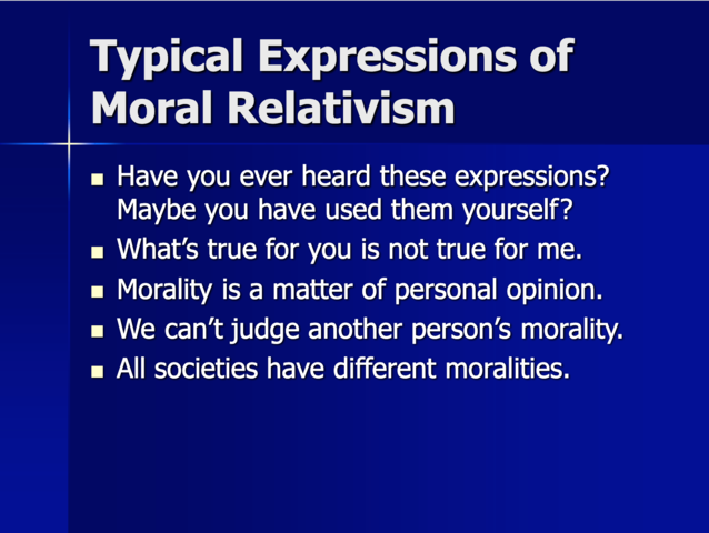 The Myth Of Moral Relativism - J Dolhenty - 3